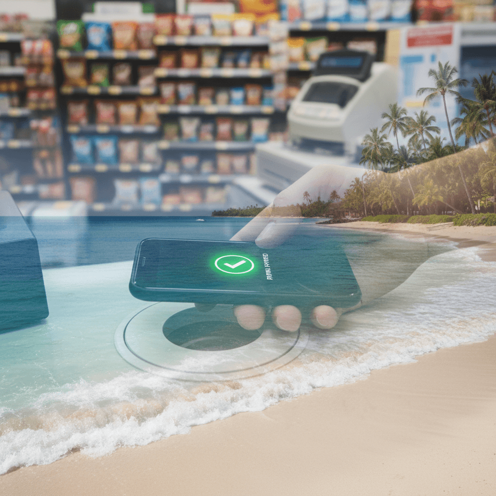 コンビニでのスマートな決済が、未来のプライベートビーチに繋がる