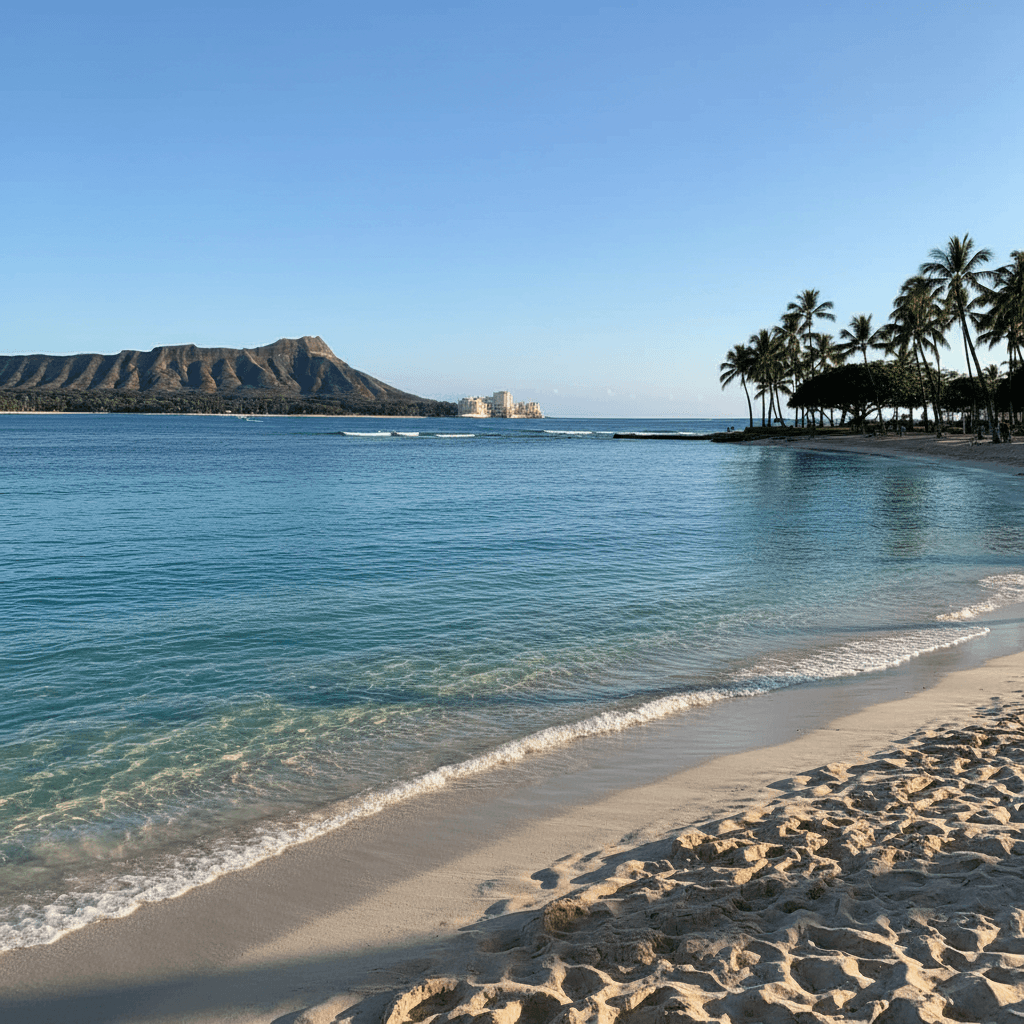 青い海と空が広がるハワイのビーチ。日常の積み重ねがこの景色へ連れていく
