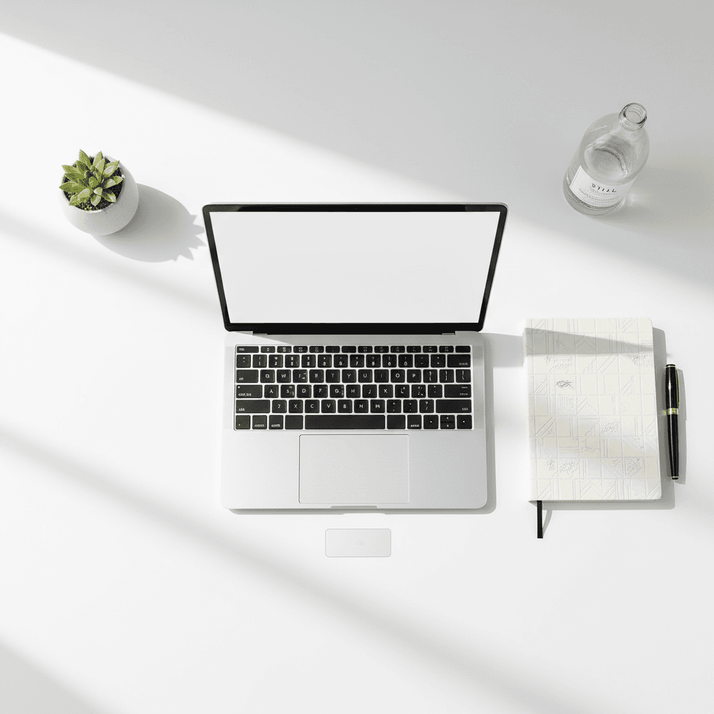 整理されたデスクとビジネスの予感