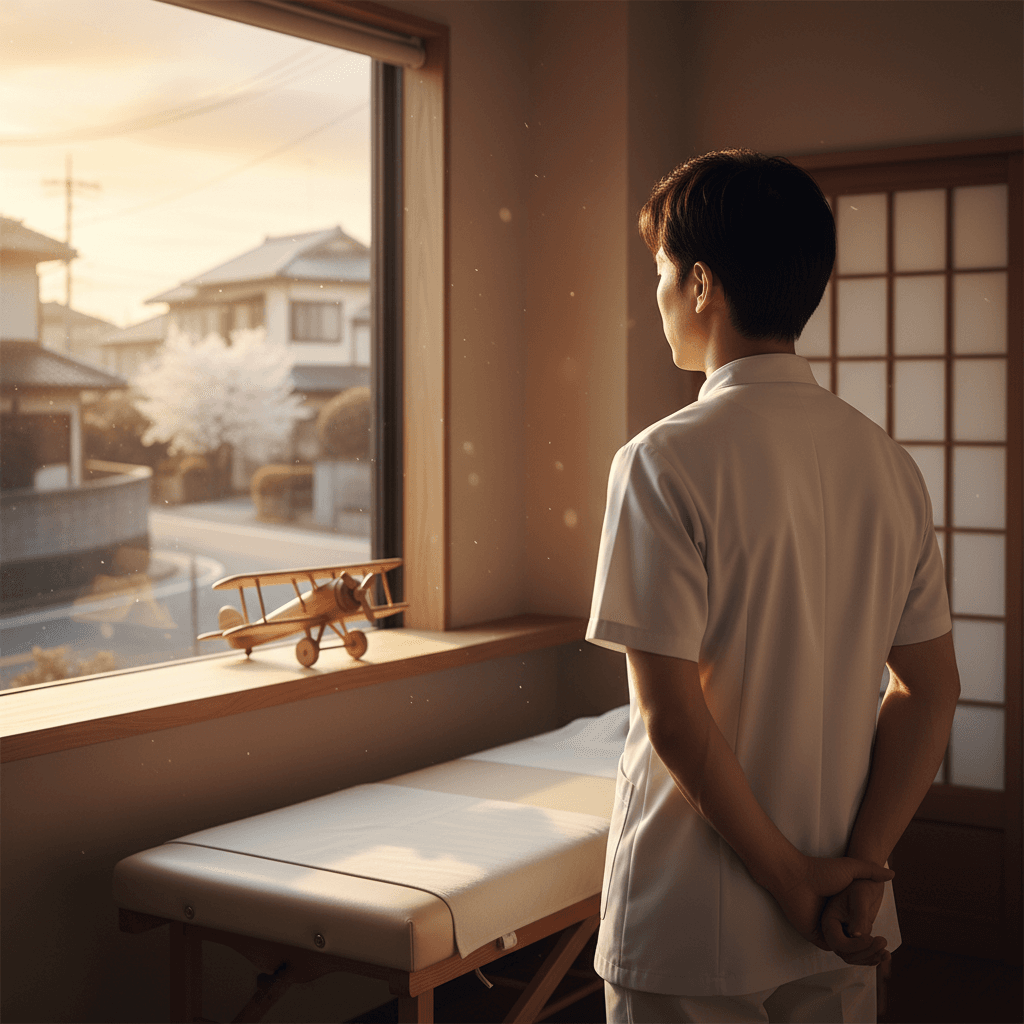 将来の夢を想う整体師の静かな時間