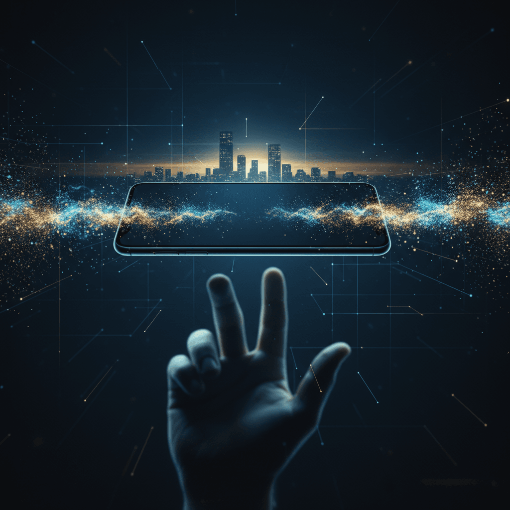 デジタルなポイントがスマートフォンに集約されるイメージ