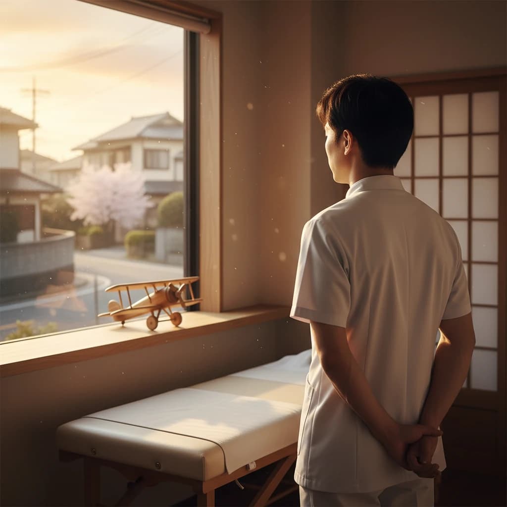 将来の夢を想う整体師の静かな時間