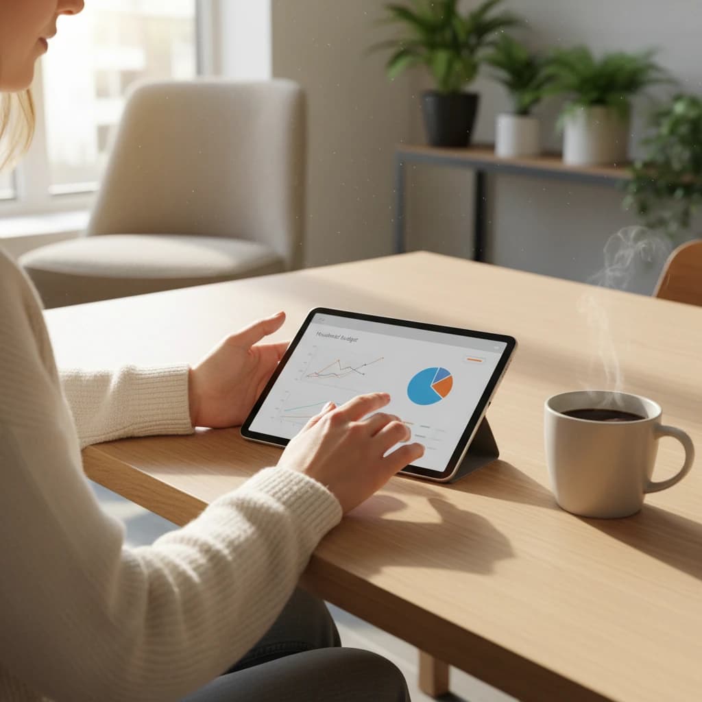 家計管理を考える30代女性のイメージ